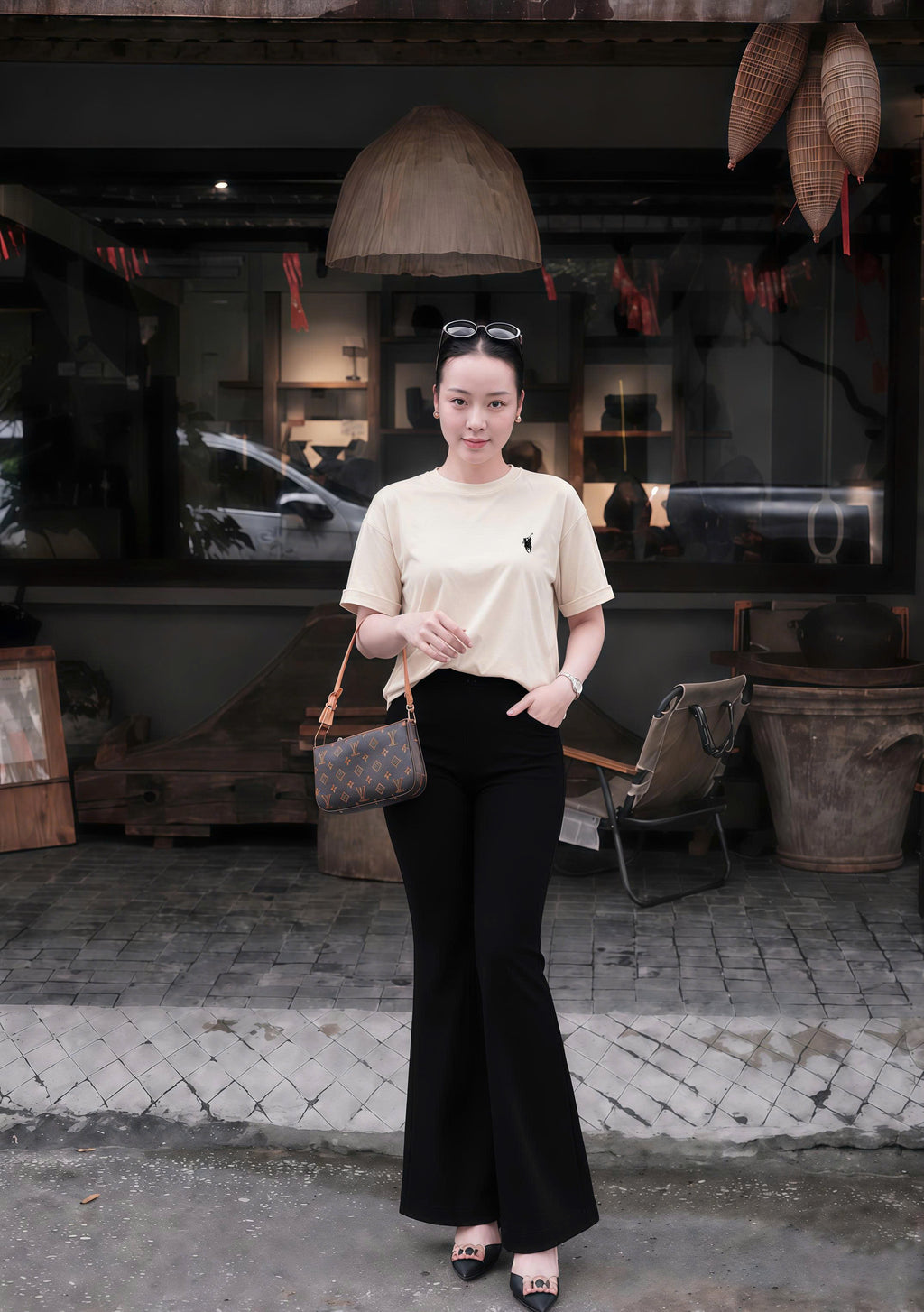 Set Quần loe | Small Heart