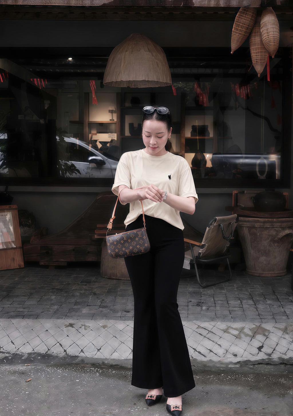 Set Quần loe | Small Heart