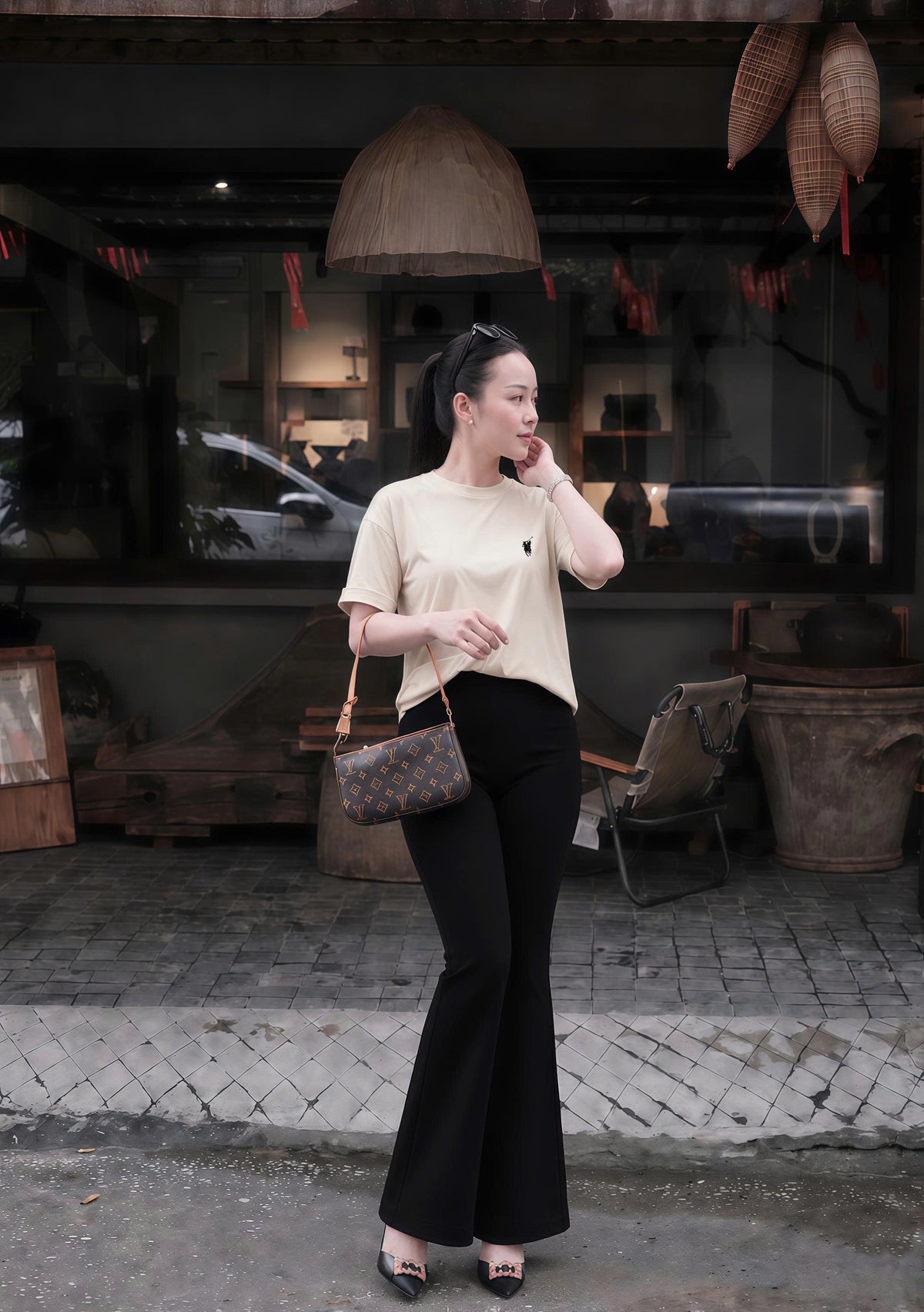 Set Quần loe | Small Heart