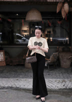 Set Quần loe | Heart Black