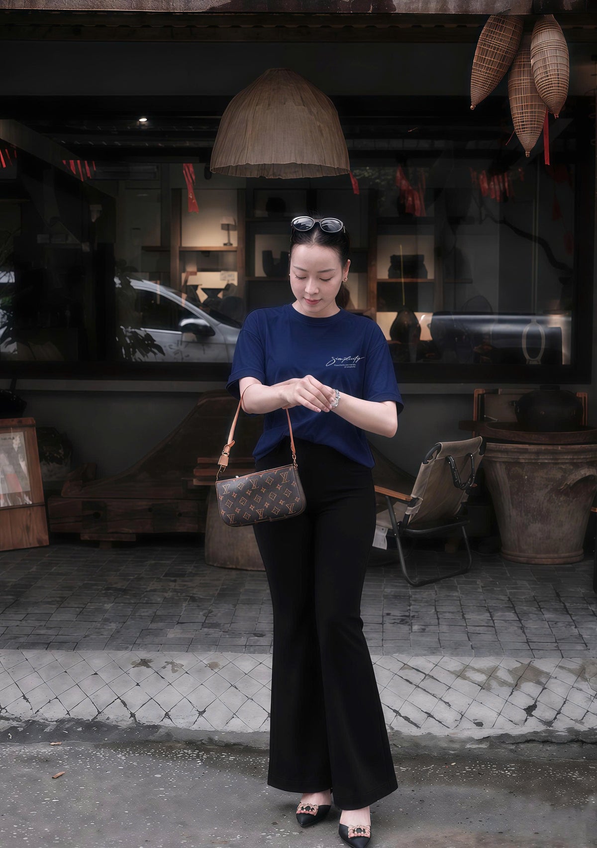 Set Quần loe | Đơn giản