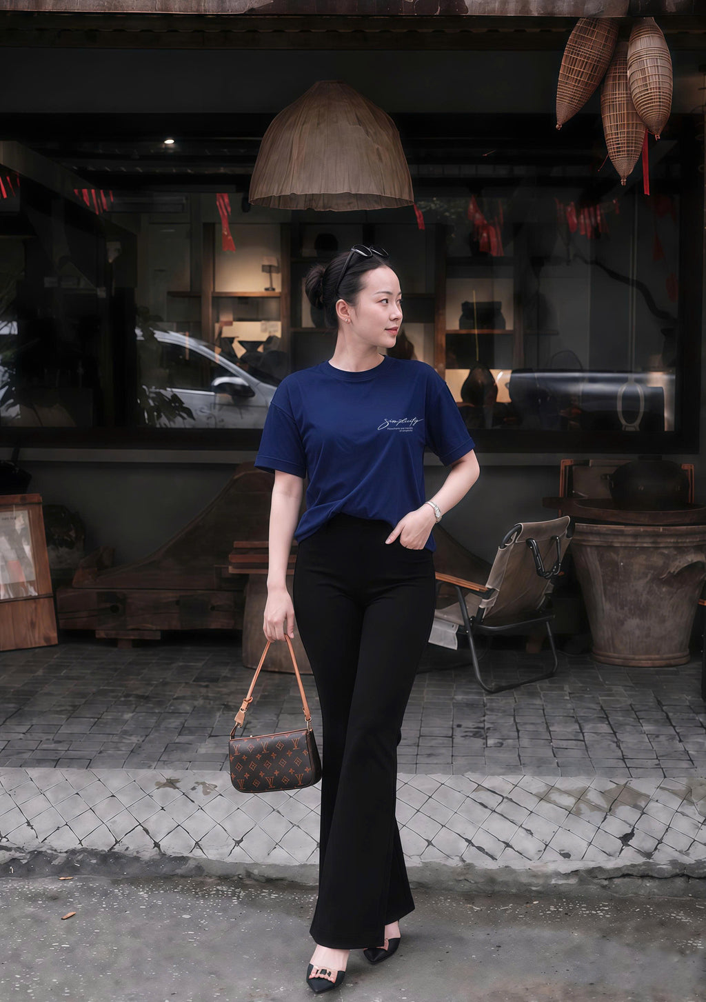 Set Quần loe | Đơn giản