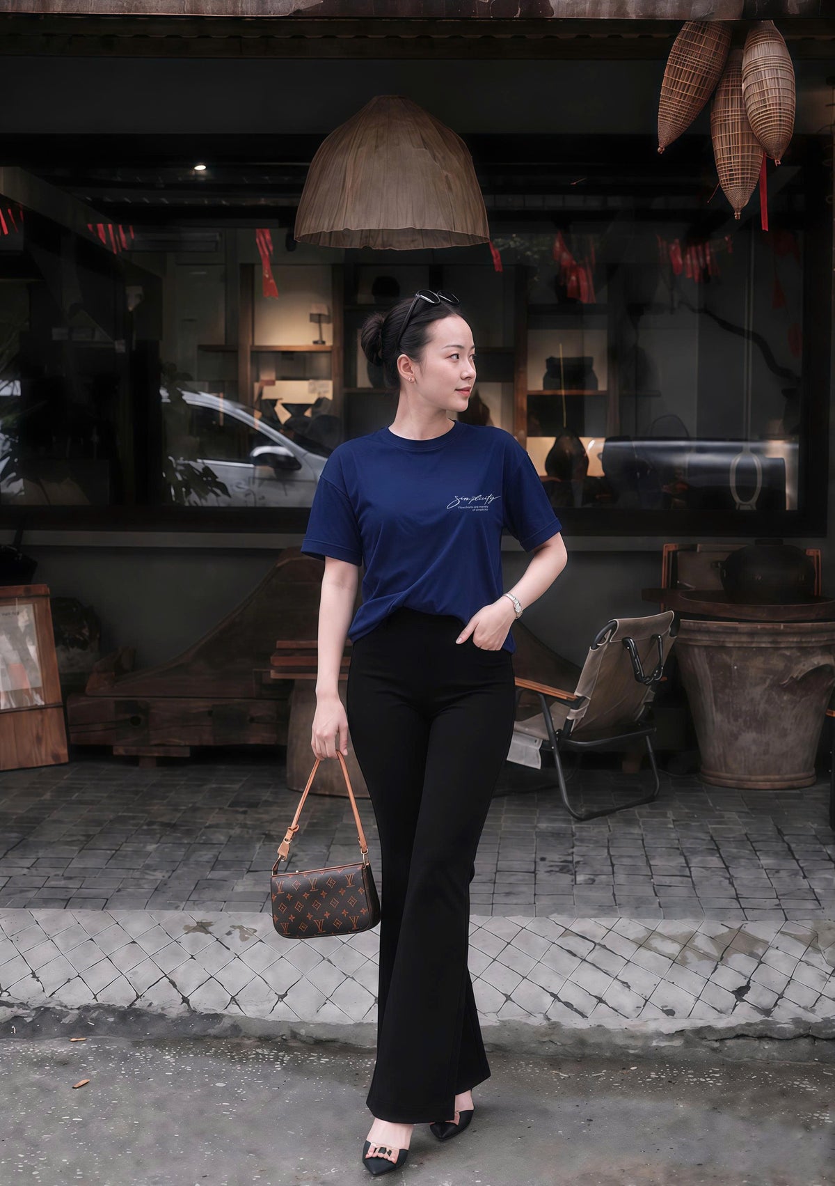 Set Quần loe | Đơn giản