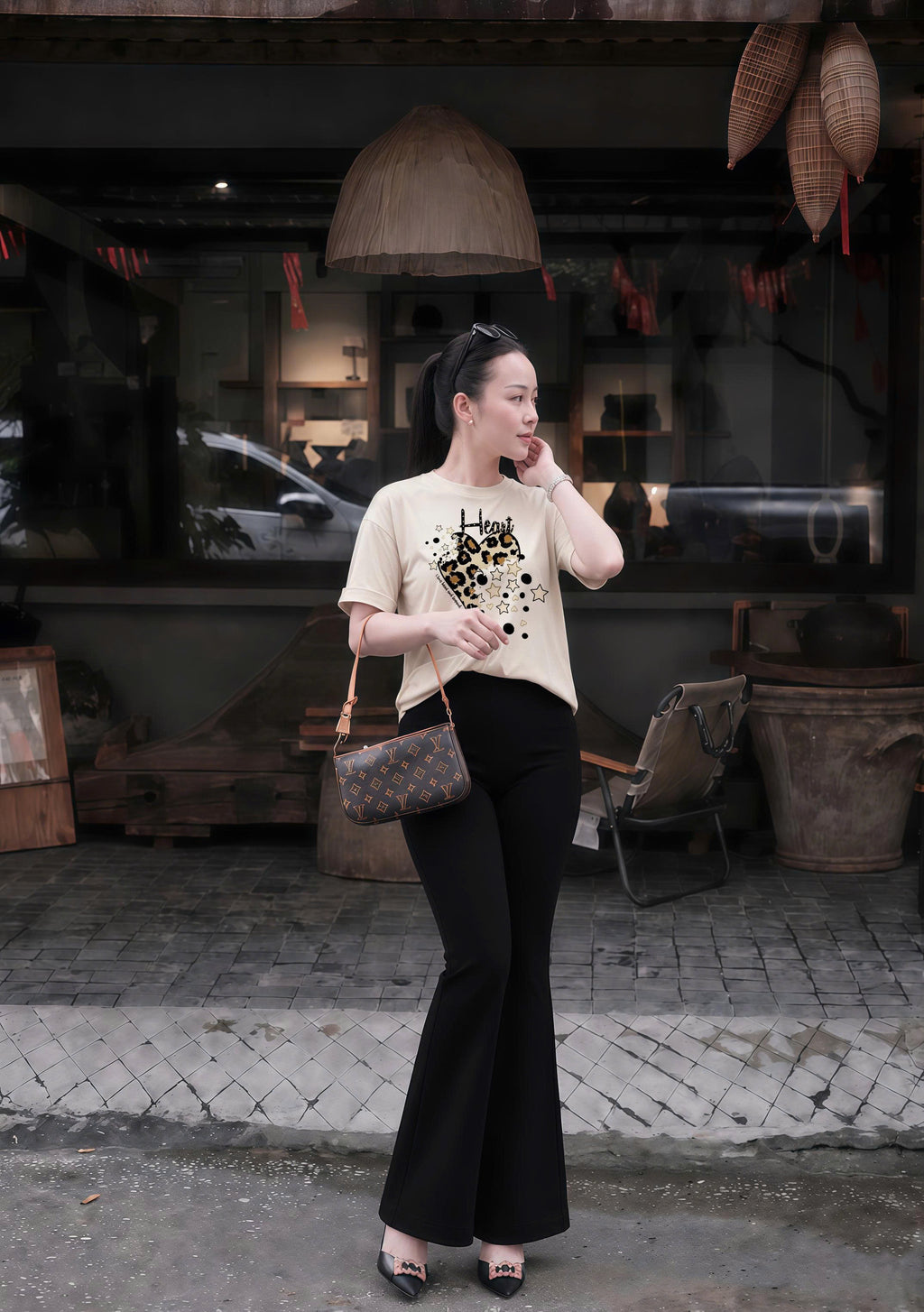 Set Quần loe | Heart