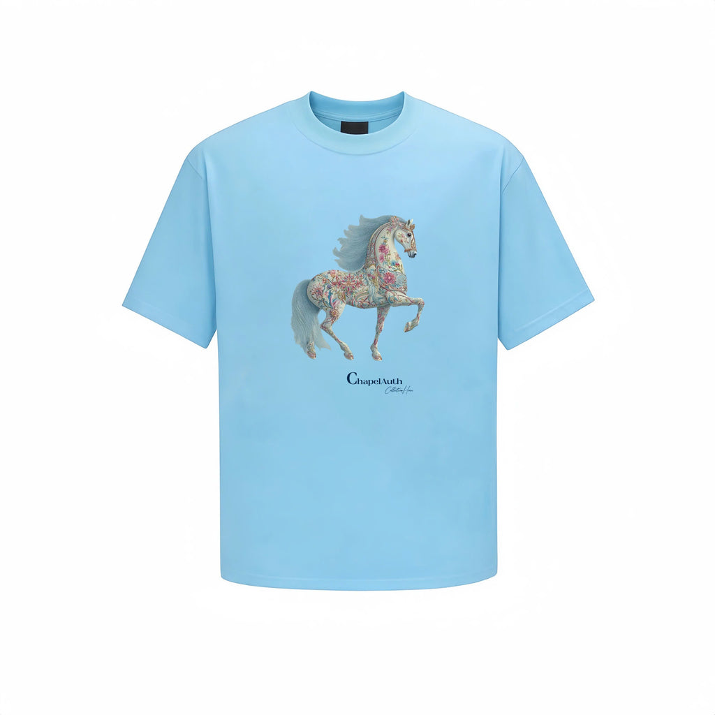 Sea Blue Cute T-shirt