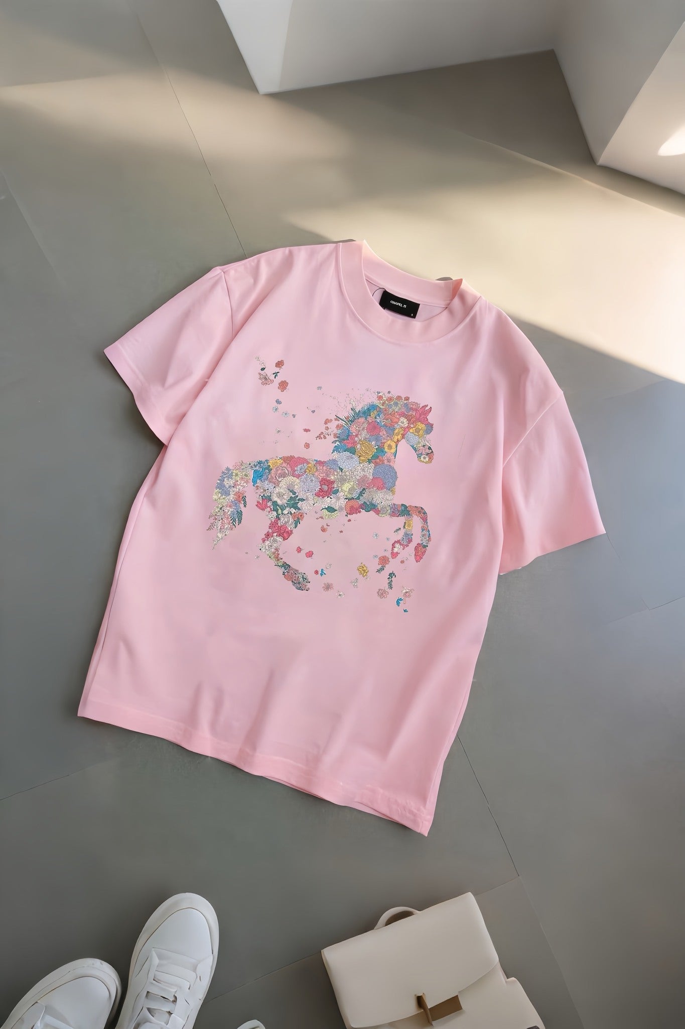 The Horse Pink cute  T-Shirt