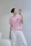 The Horse Pink cute  T-Shirt