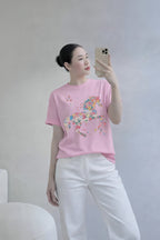 The Horse Pink cute  T-Shirt