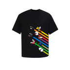 Star trails and Funny Basic  T-Shirt