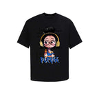 The Girl take the headphone streetwear  T-Shrit