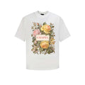 Flower Yellow Basic  T-Shirt
