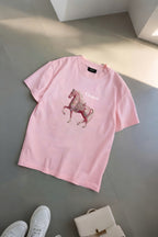 Light Pink Horse T-shirt