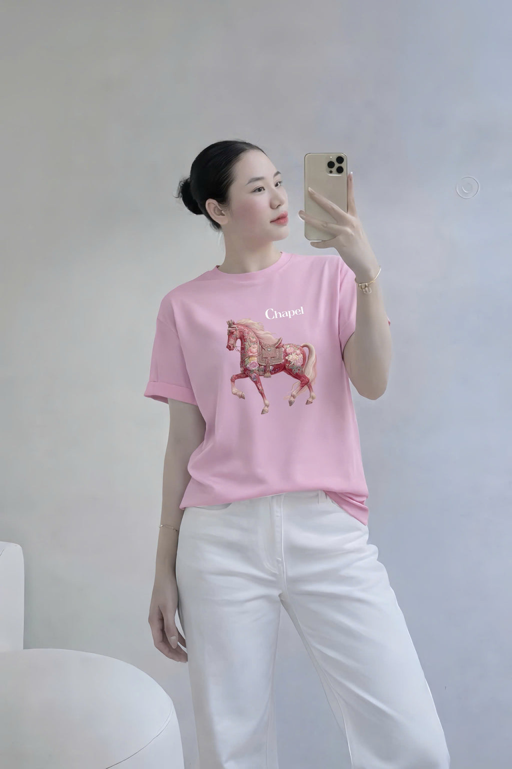 Light Pink Horse T-shirt