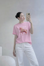 Light Pink Horse T-shirt