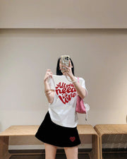 Set váy love đỏ , CP_11799
