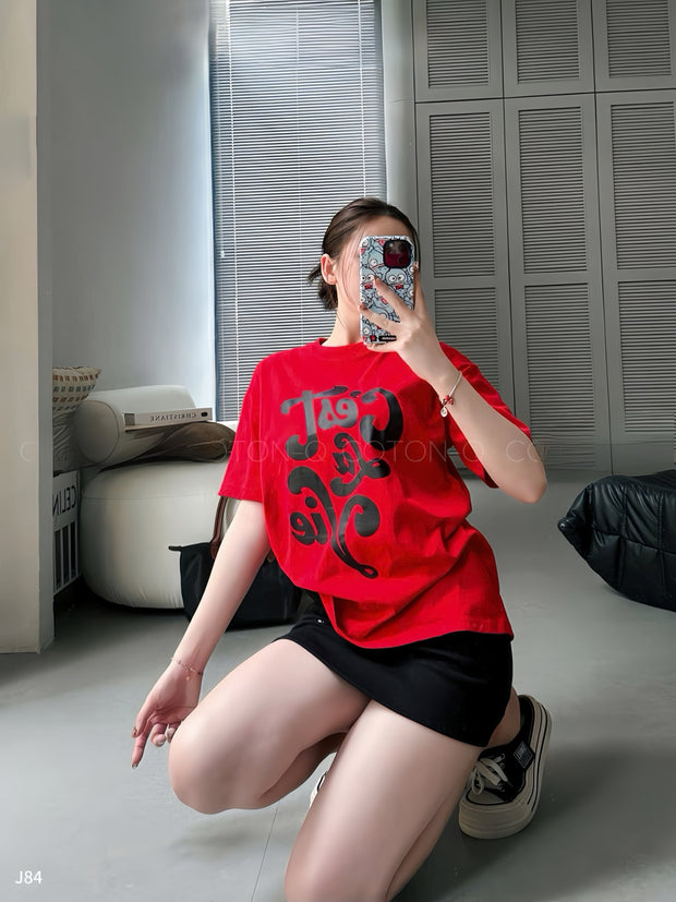 Set váy đỏ cá tính