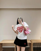Set váy love đỏ , CP_11799