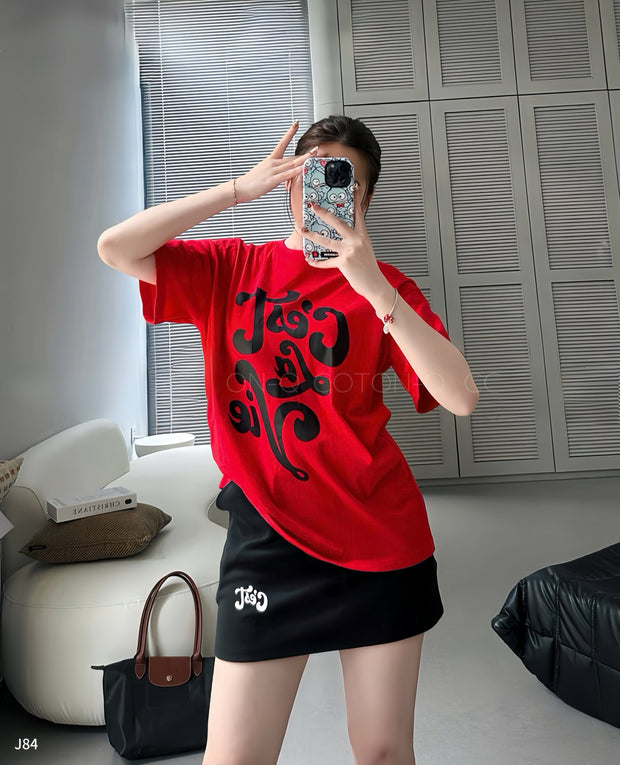 Set váy đỏ cá tính