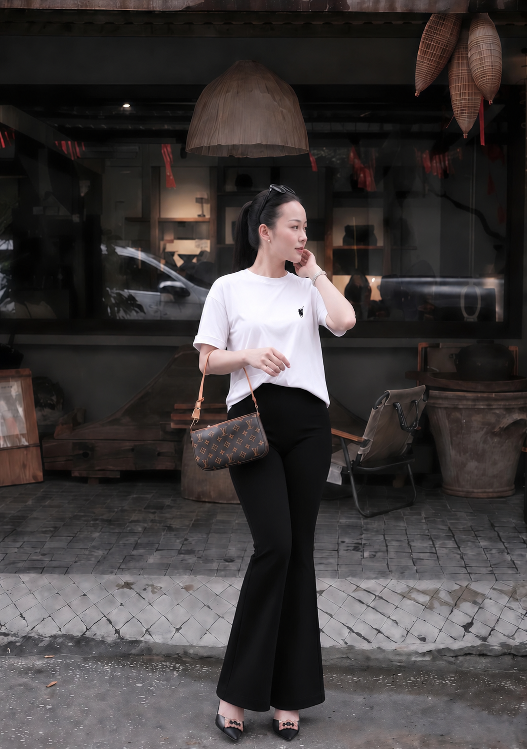 Set Quần loe | Small Heart