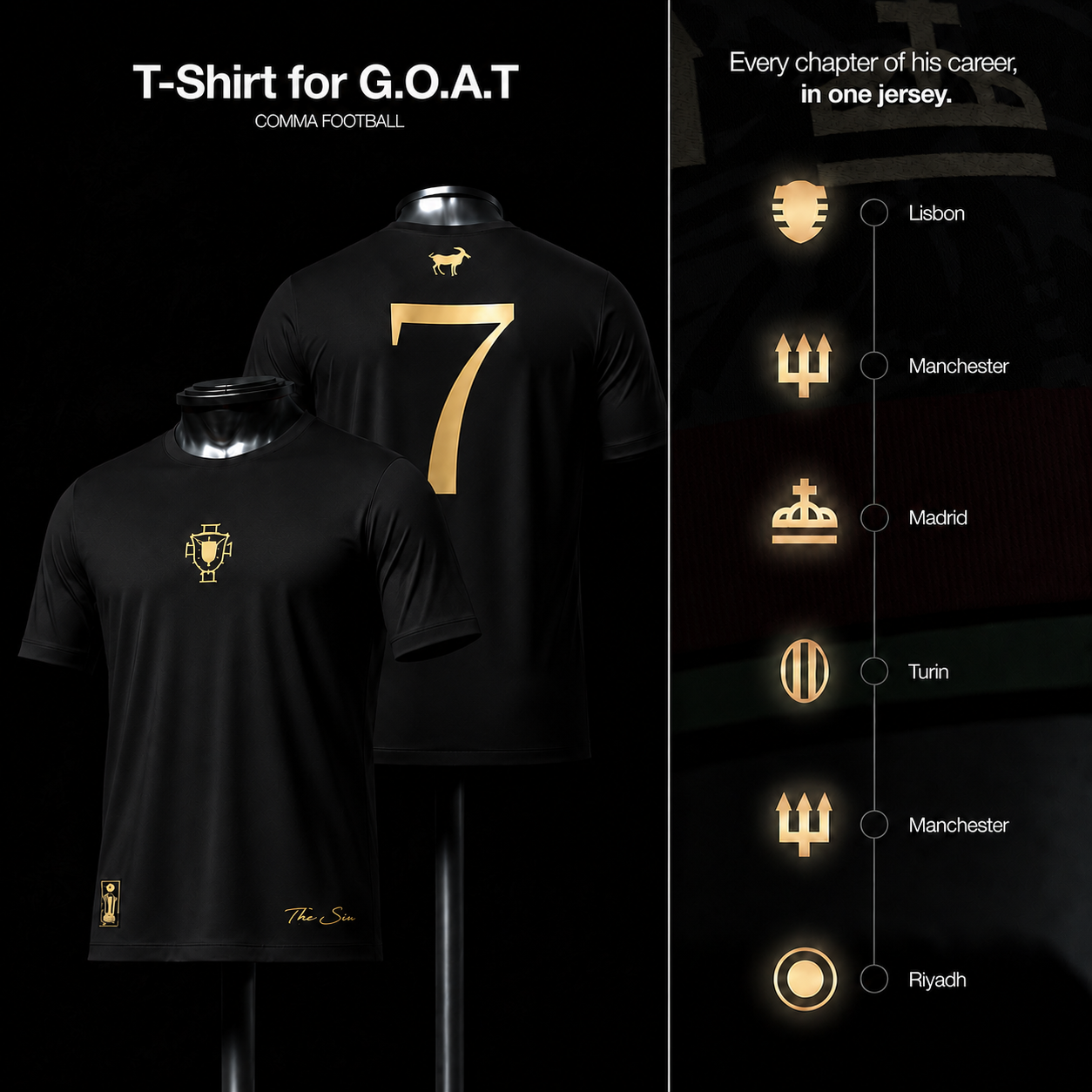 CP T-shirt | G.O.A.T