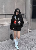 Set Cartoon Cool Girl