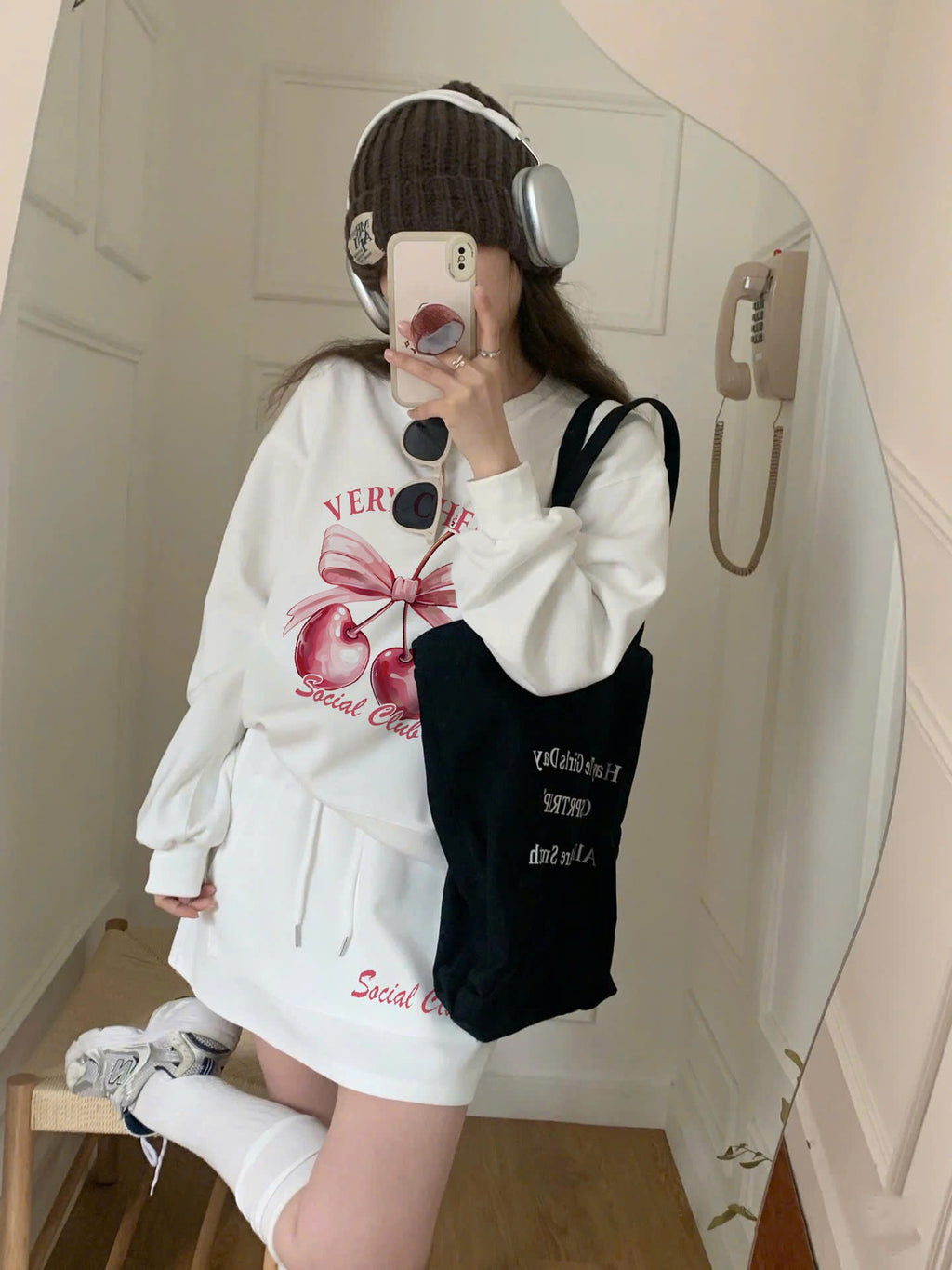 Set váy nơ xinh