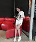 Set áo + quần short Mickey nữ cá tính . CP_10568