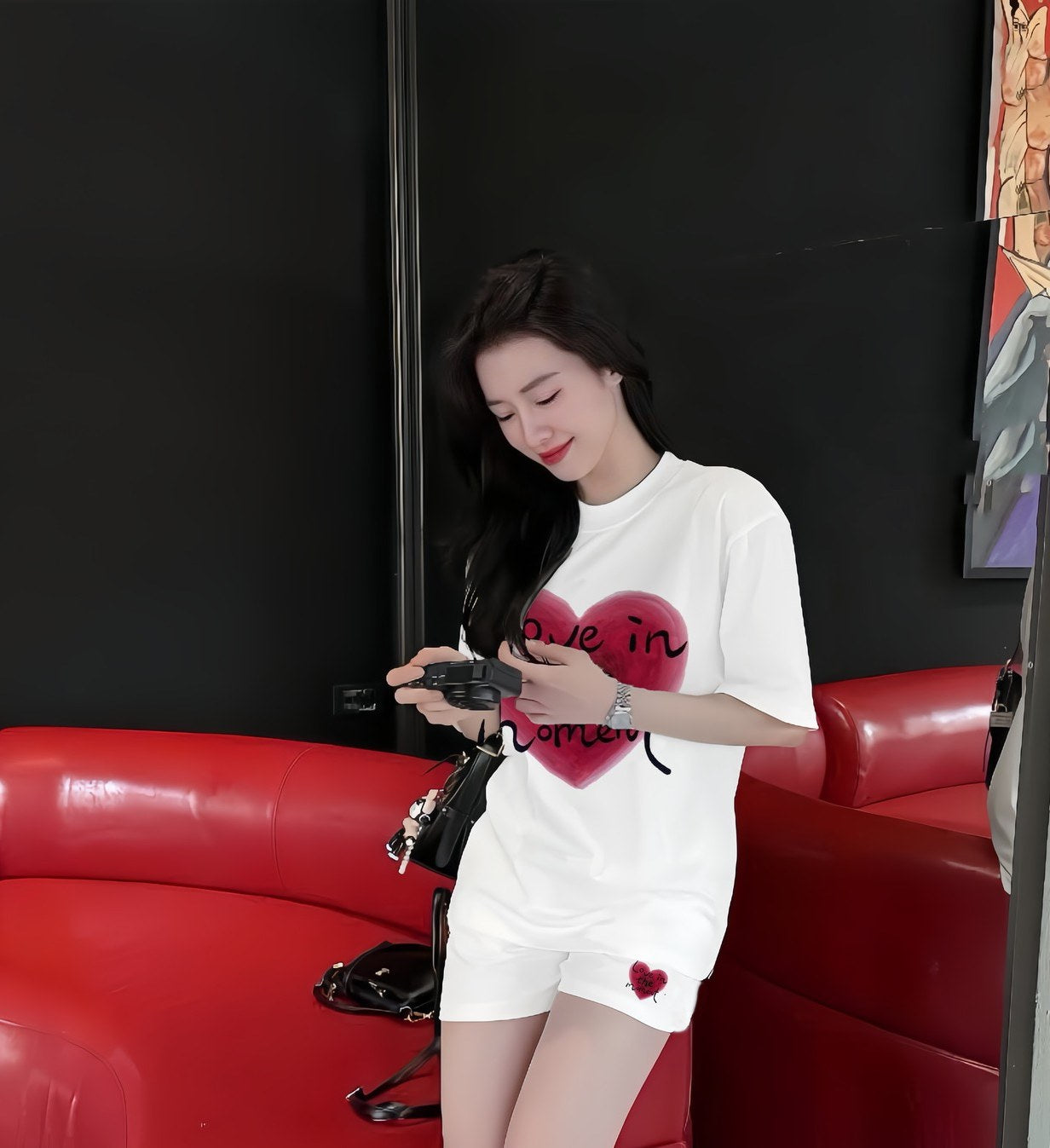 Set trắng Love . CP_10643