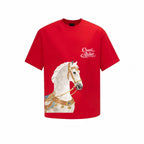 White Horse on the  T-Shirt