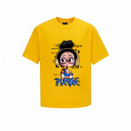 The Girl take the headphone streetwear  T-Shrit