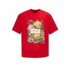 Flower Yellow Basic  T-Shirt