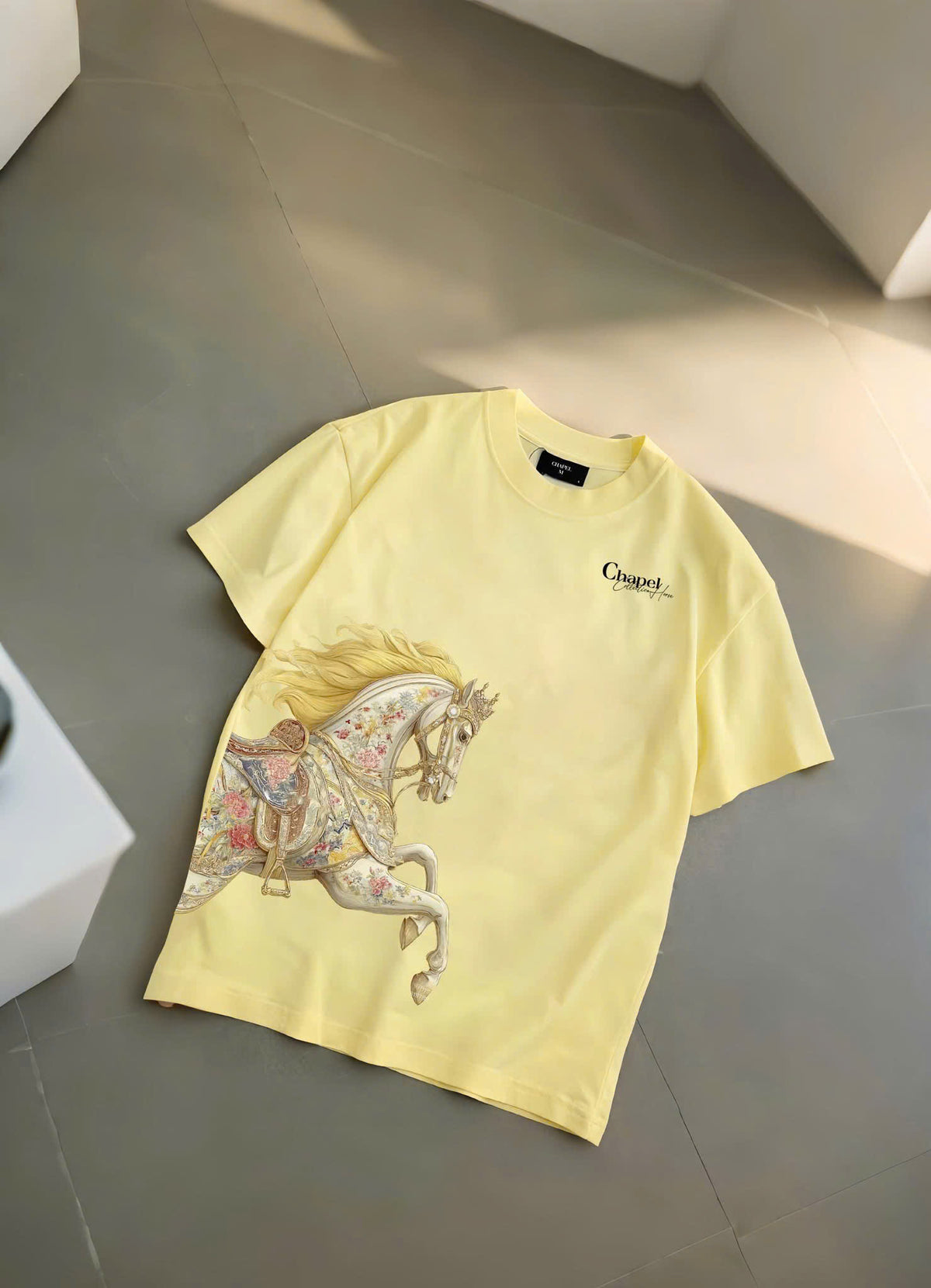 Chapel TShirt | Yellow Hot Horse