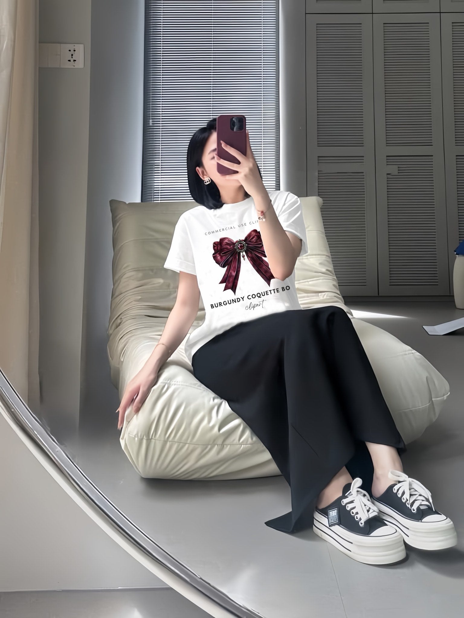 Set váy nơ đỏ . CP_x5789
