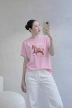 Chapel TShirt | Pink Horse